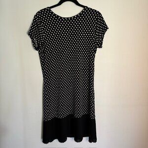Michael Kors Women's Black Polka Dot Dress Size Small